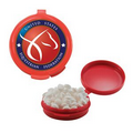 Red Hook-N-Go Plastic Pill Case w/ Sugar Free Micro Mints